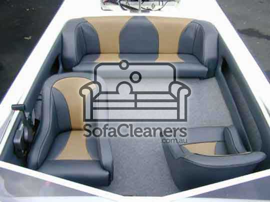 Churchlands cleaned leather boat upholstery
